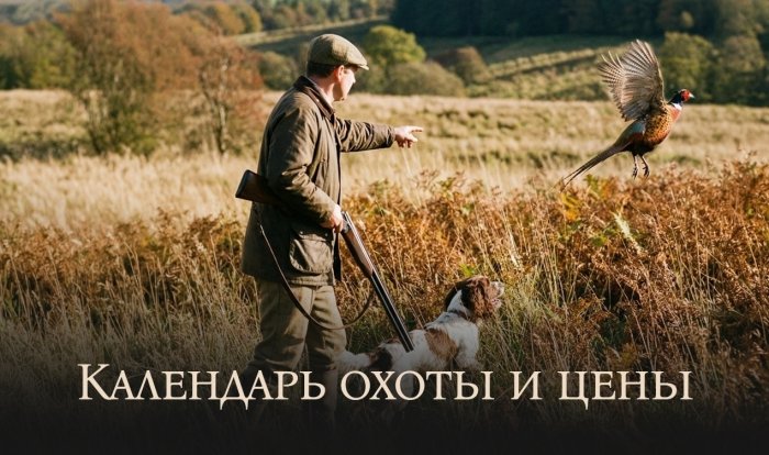 Hunting calendar and prices - Country Club «Tumanovo»